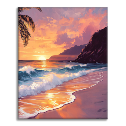 Dreamy Sunset - Paint by Numbers