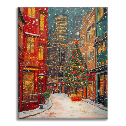 Christmas Town - Paint by Numbers