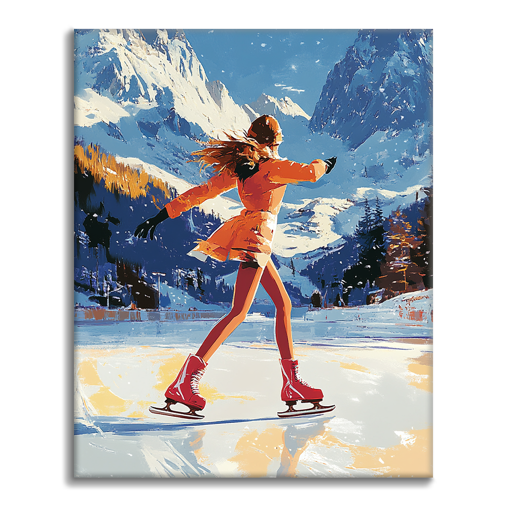 Figure Skating - Paint by Numbers