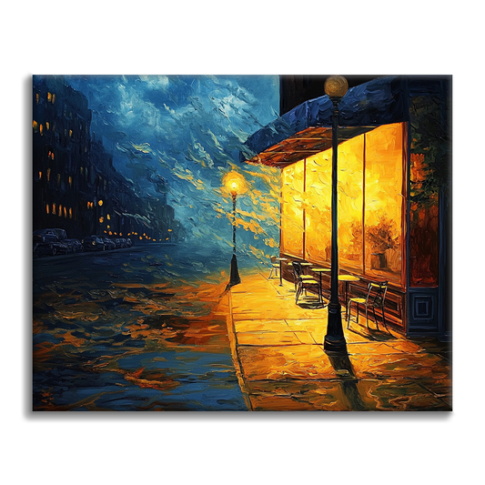 The Dusky Streets at Midnight - Paint by Numbers