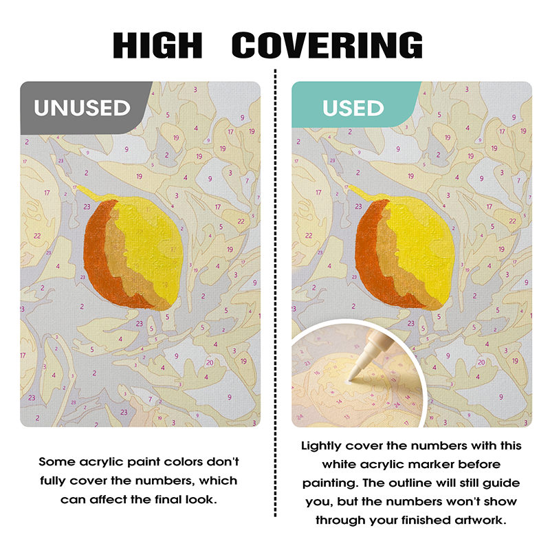 White Acrylic Paint Pens (2 Pack)