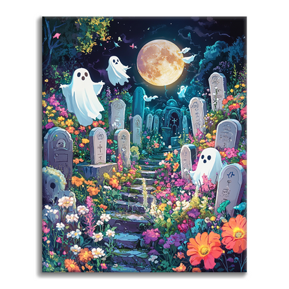 Ghost Garden - Paint by Numbers