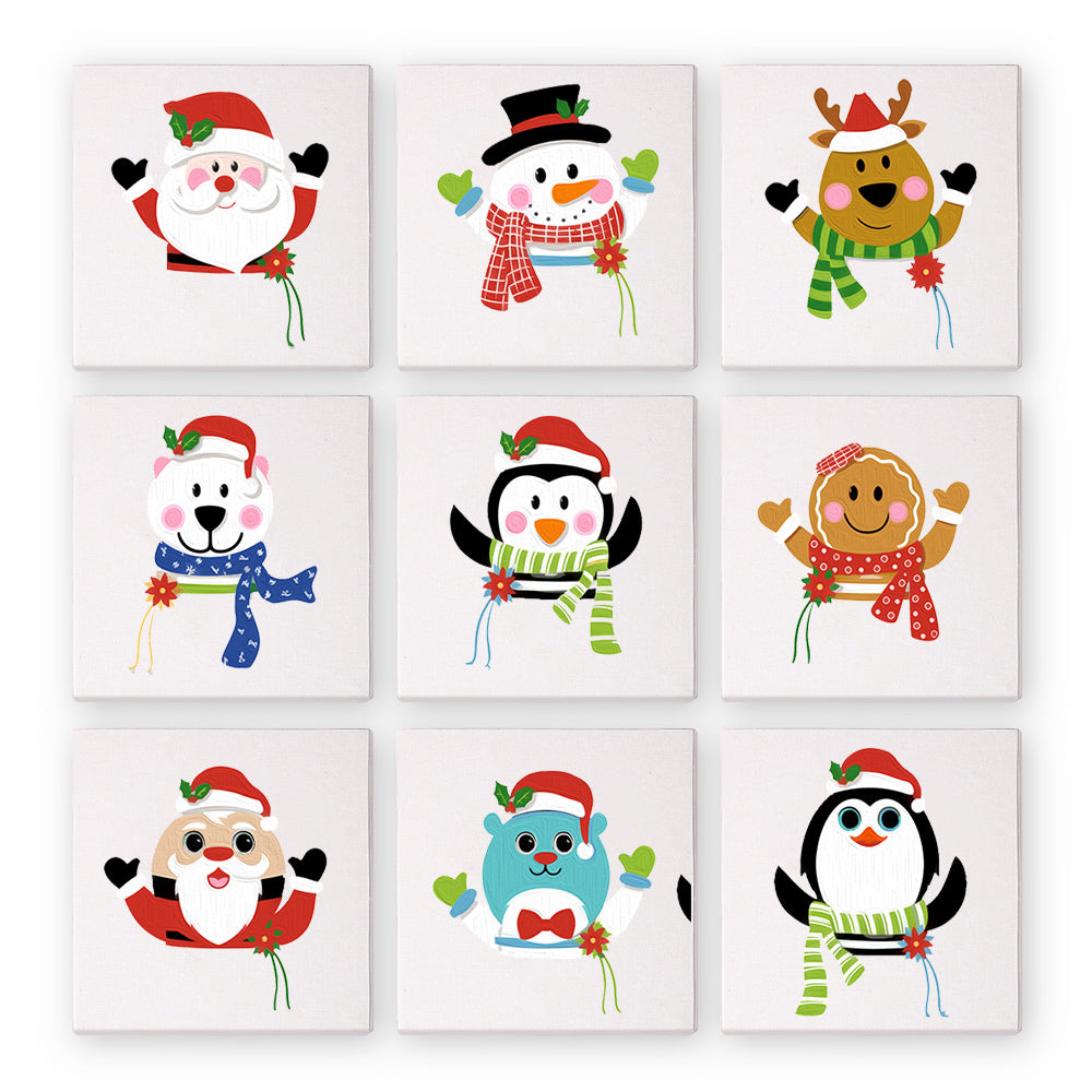 Christmas Animals - Paint by Numbers