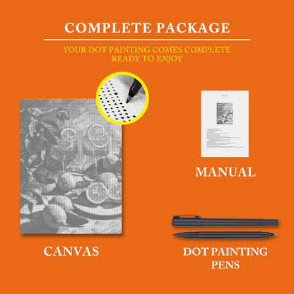 Summer Drink - Dot Painting