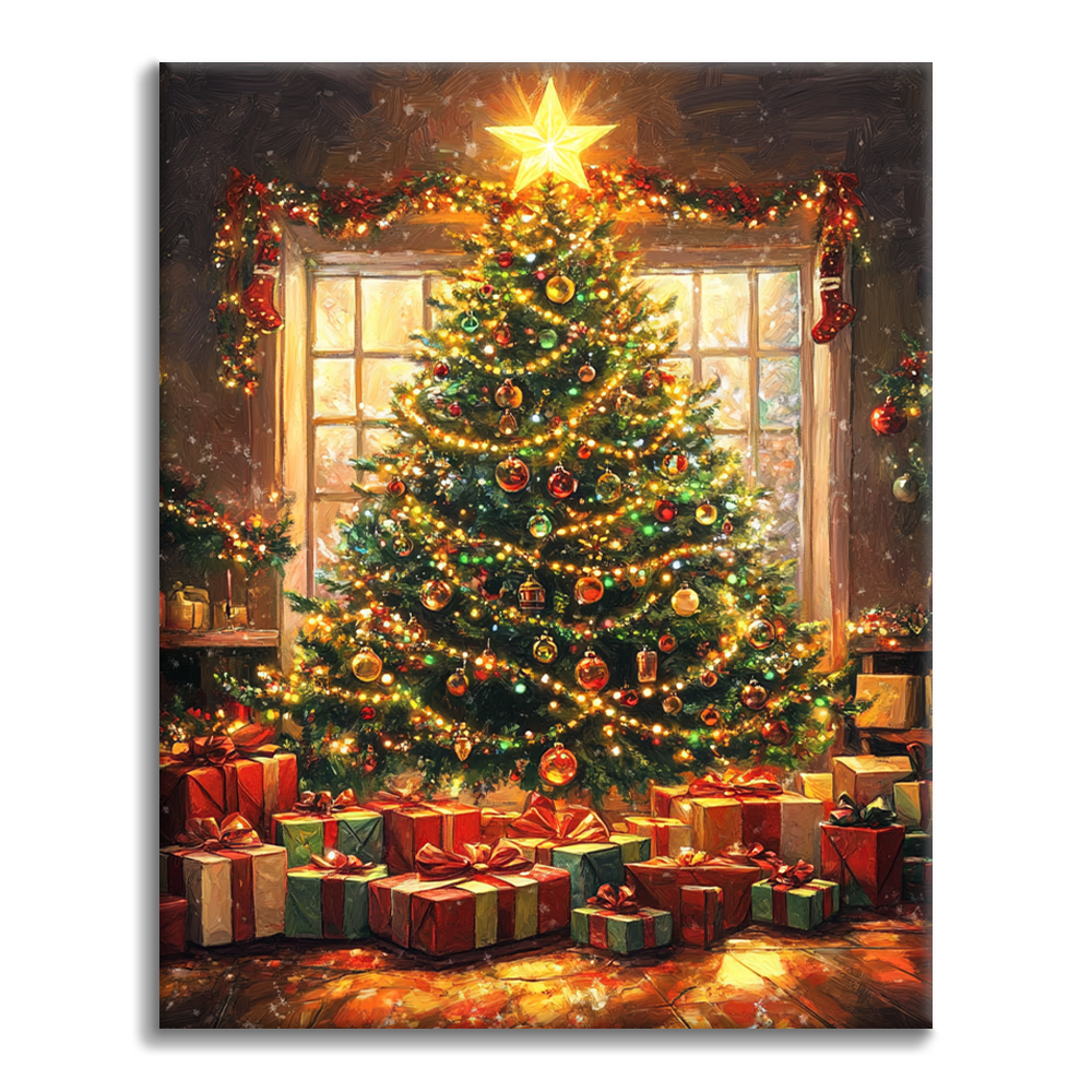 Christmas Tree - Paint by Numbers