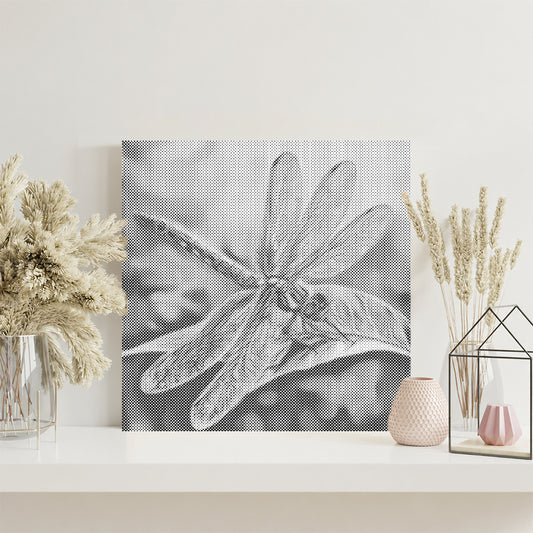 Colorful Dragonfly - Dot Painting