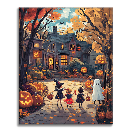 Halloween Delight - Paint by Numbers