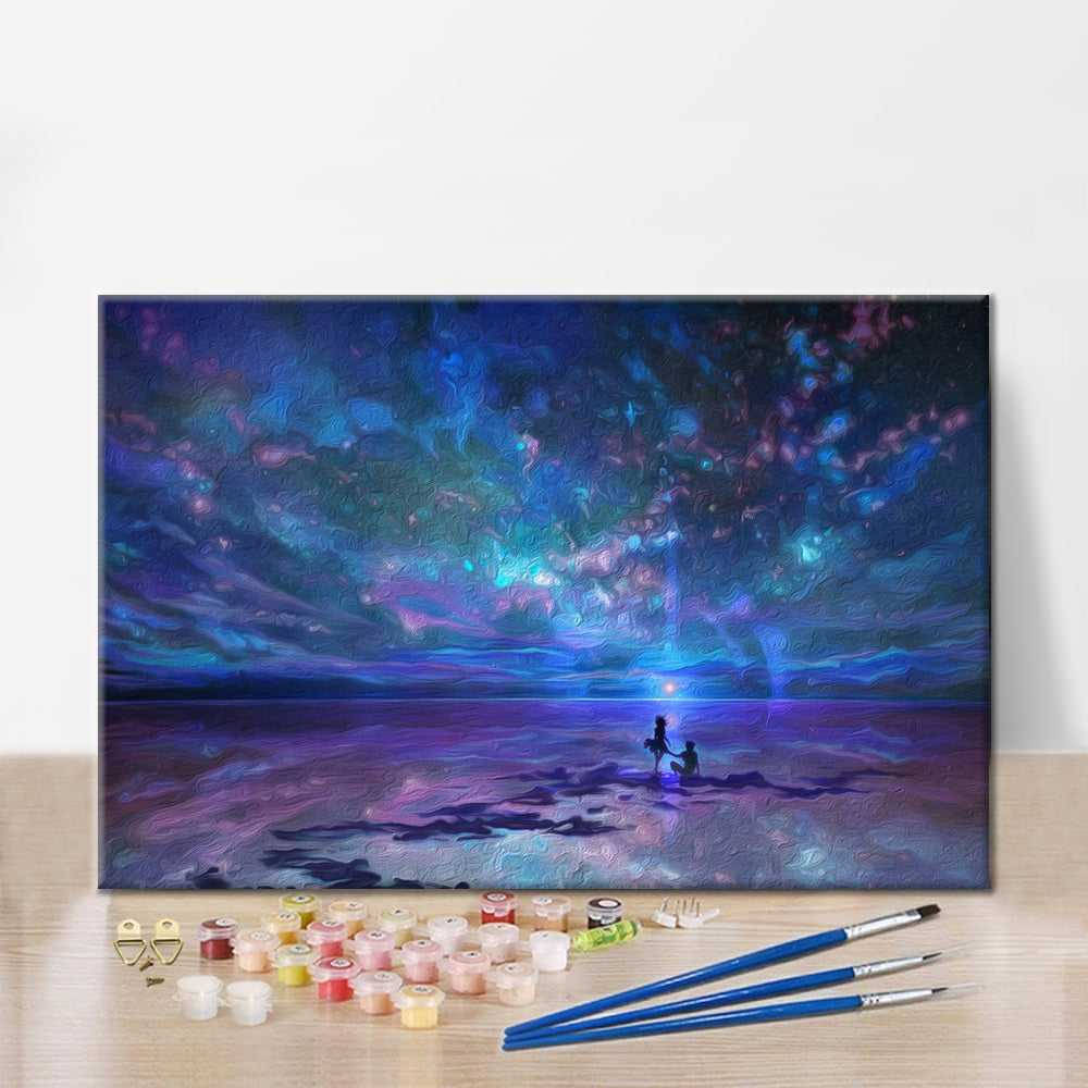 Ocean Stars Sky And You Muddymelly - Peinture par numéros