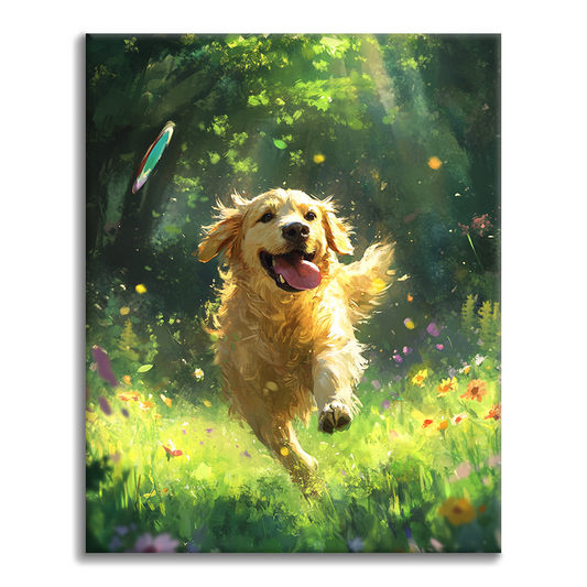 Golden Retriever - Paint by Numbers