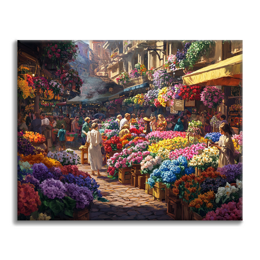 Flower Market - Paint by Numbers