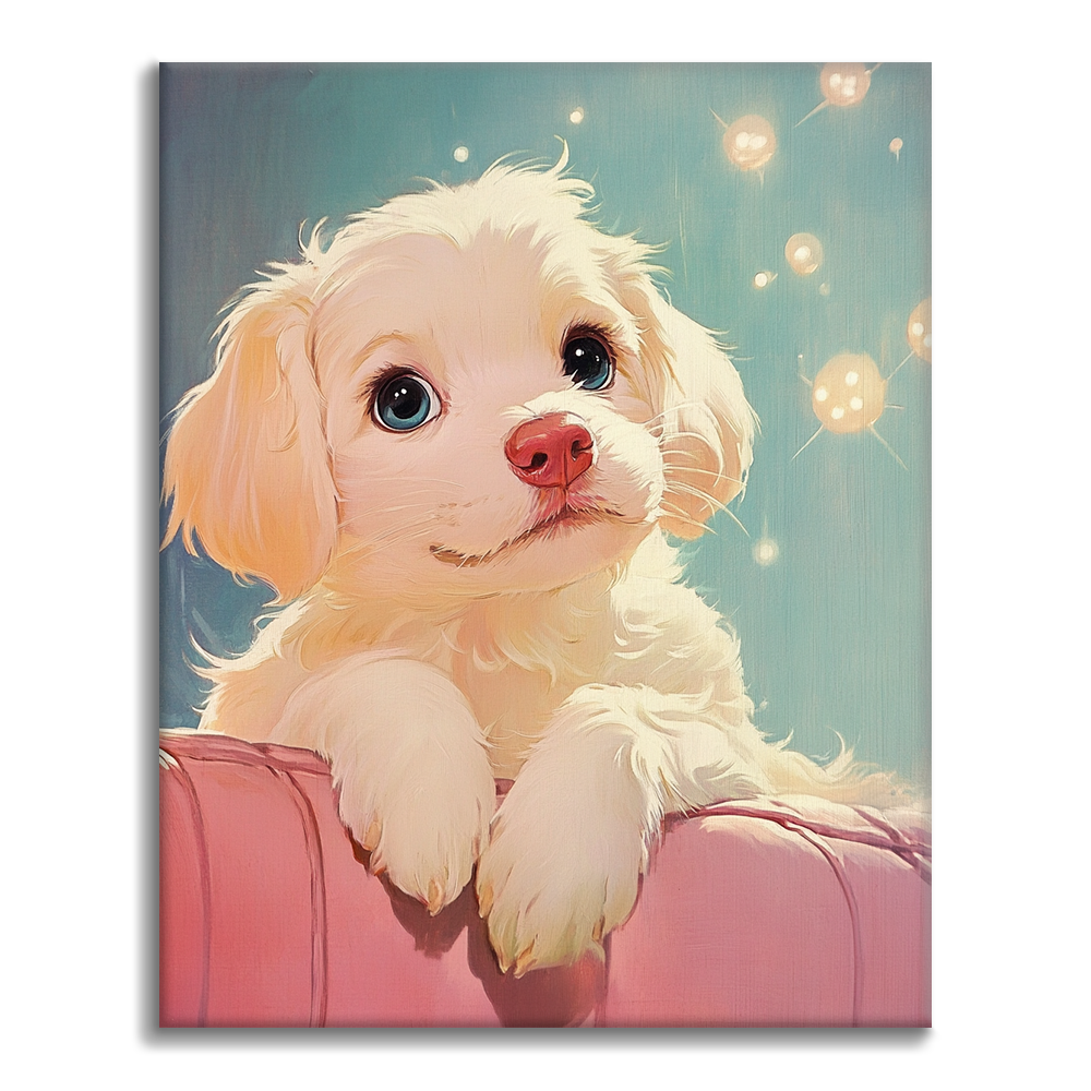 Cozy Canine Moments - Paint by Numbers