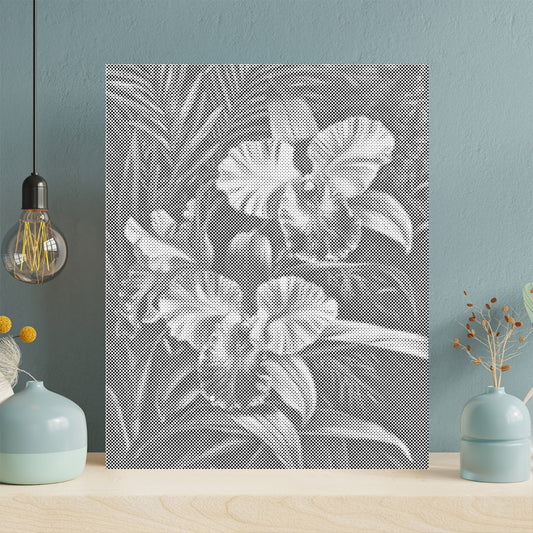 Pink Orchid - Dot Painting
