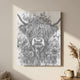 Highland Cattle - Dot Painting
