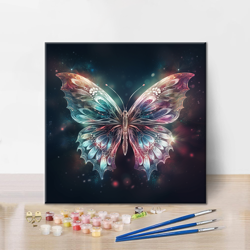 Ghost Butterfly - Paint by Numbers