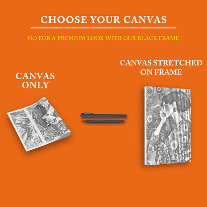 Vintage Woman - Dot Painting