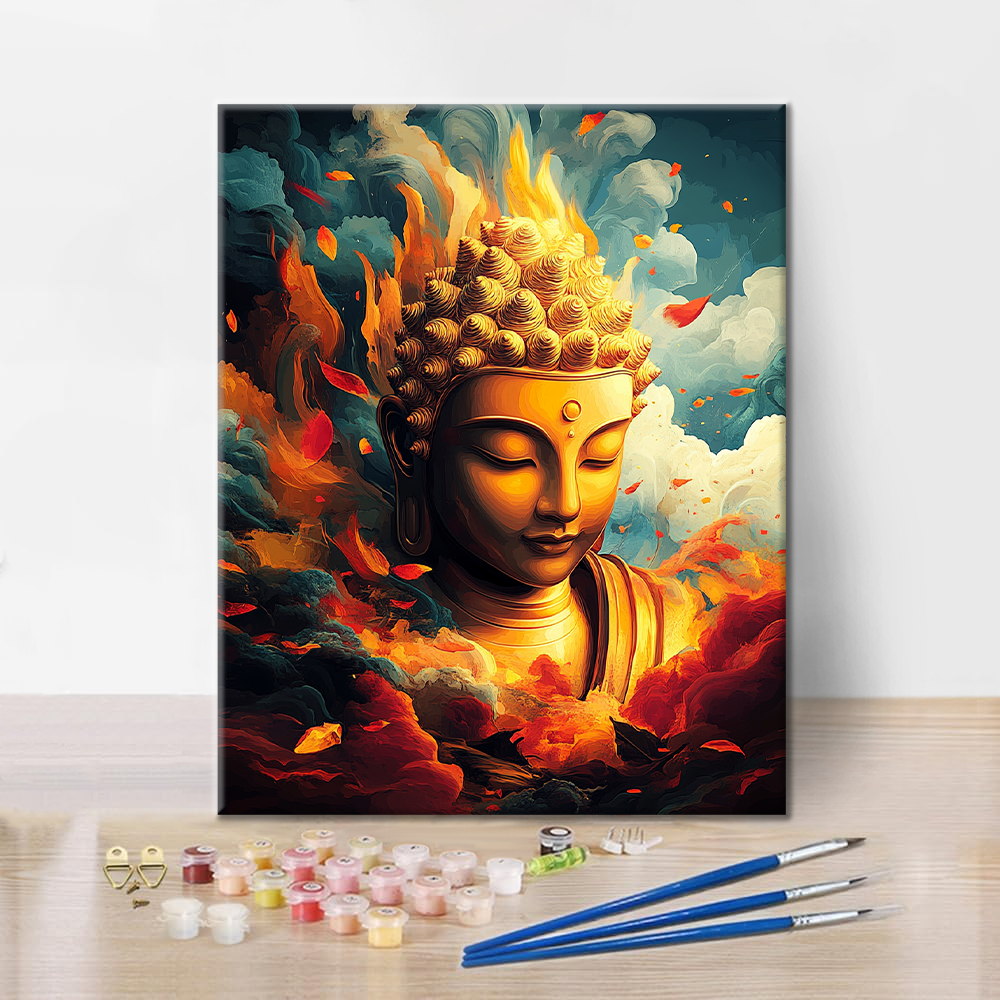 Golden Buddha - Paint by Numbers