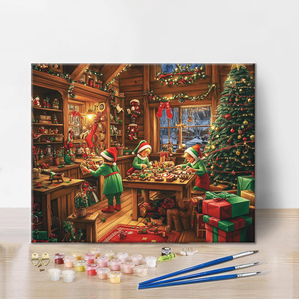 Christmas elf - Paint by Numbers