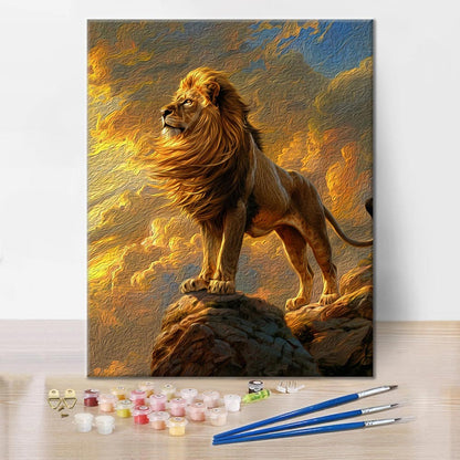 Majestic Lion - Paint by Numbers