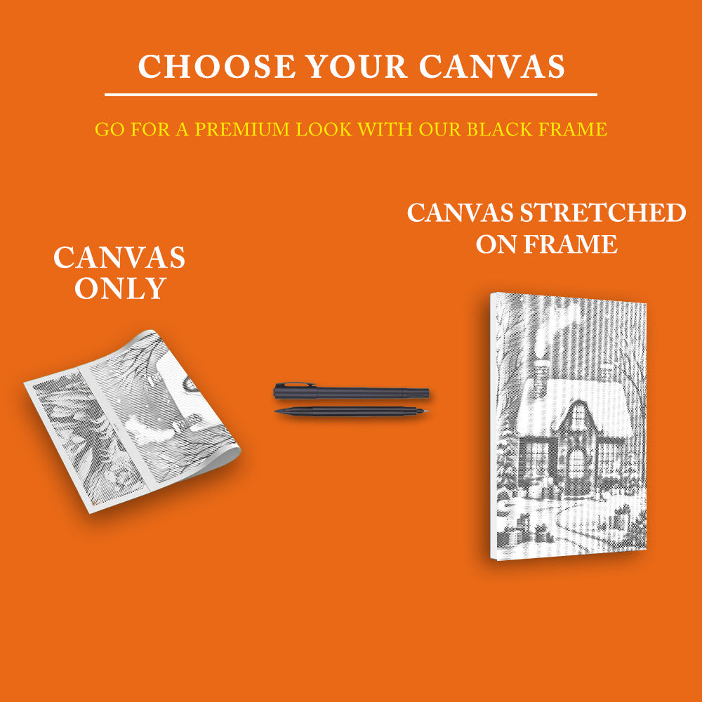 The Christmas House - Dot Painting