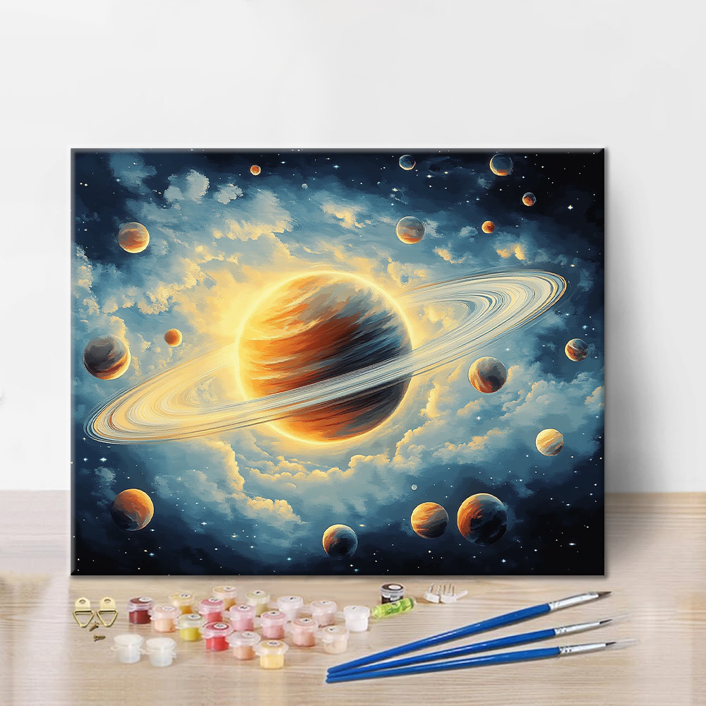 Planets - Paint by Numbers