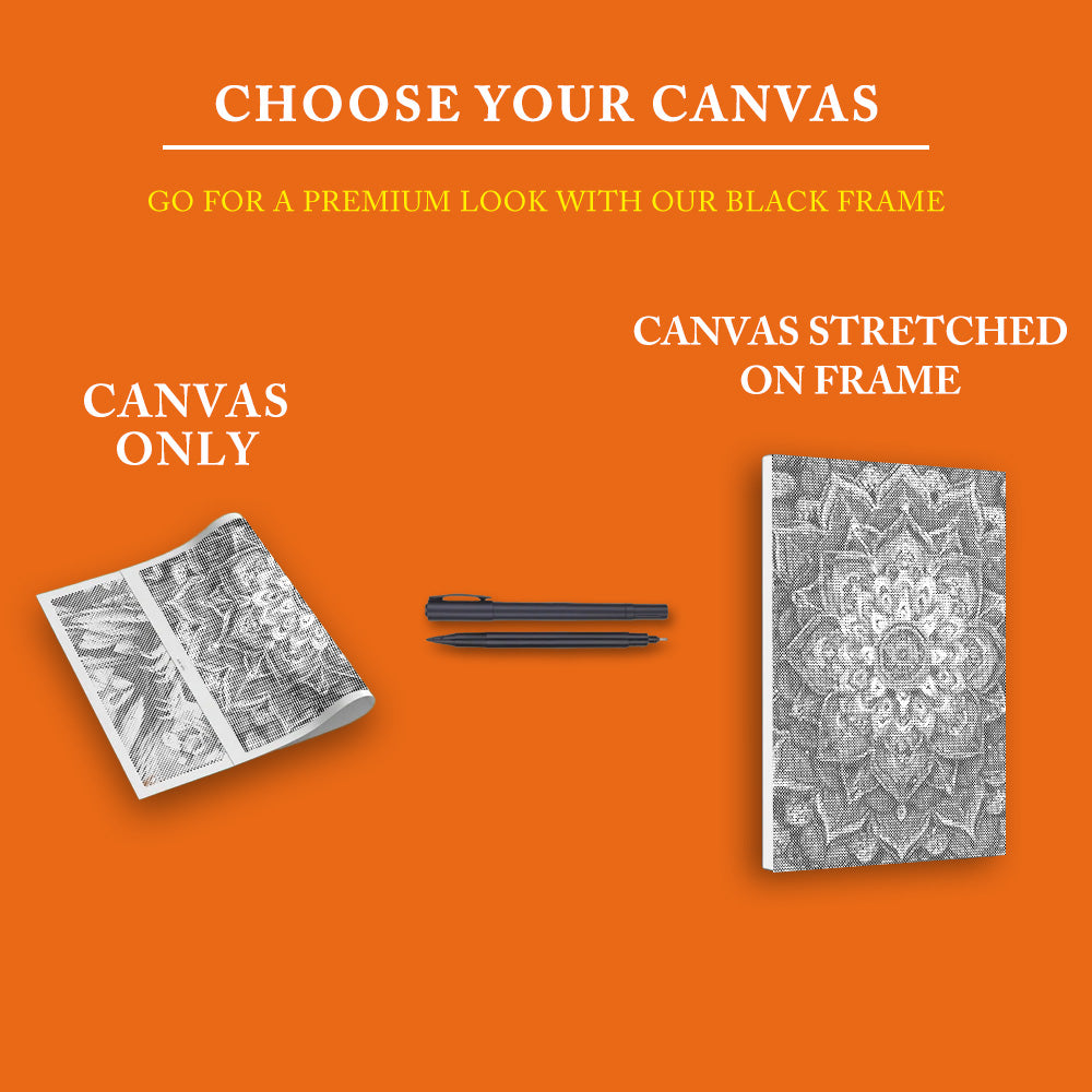 Rainbow Flower Mandala - Dot Painting