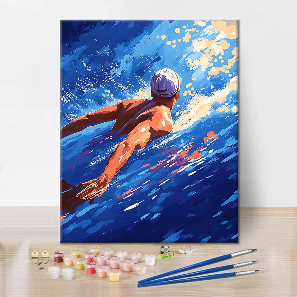 Swimming - Paint by Numbers