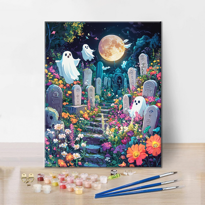 Ghost Garden - Paint by Numbers