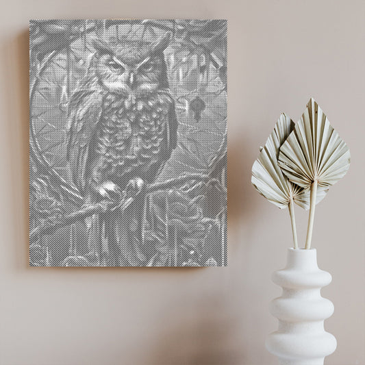 An Owl - Dot Painting