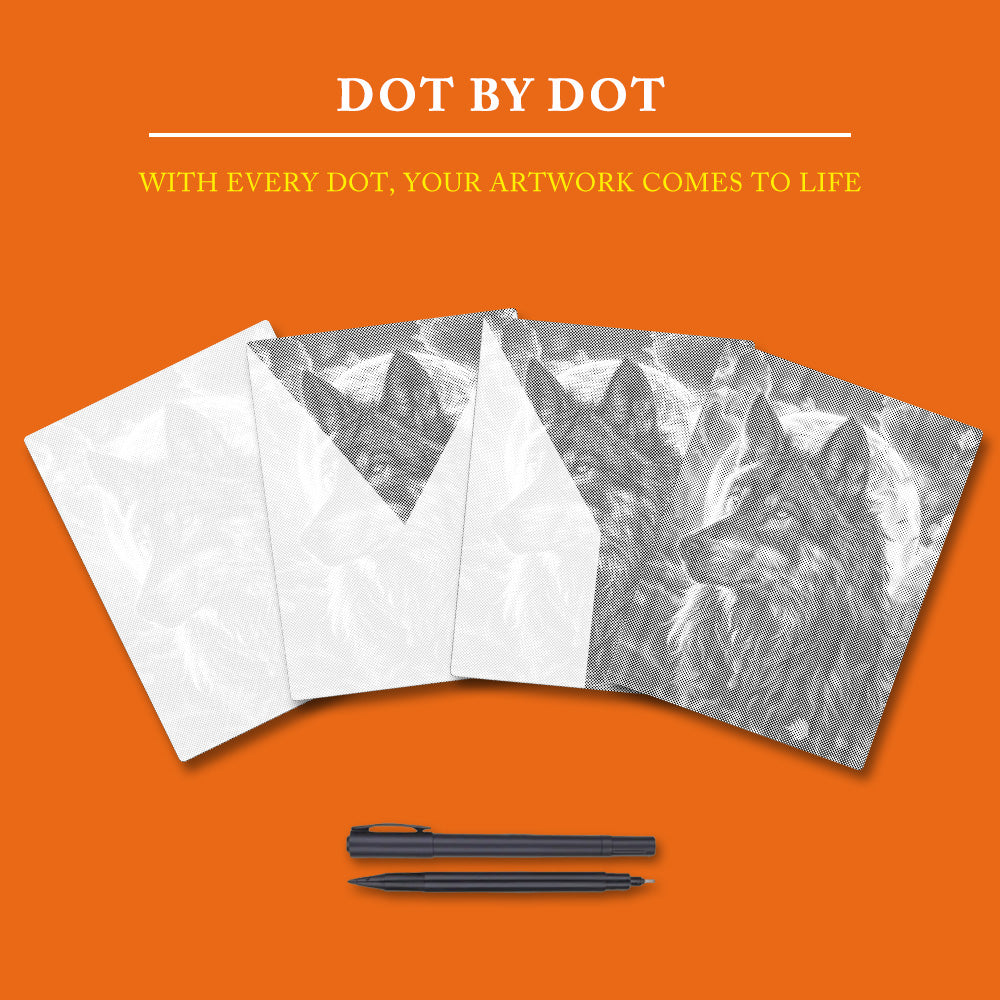 The King of Wolves - Dot Painting