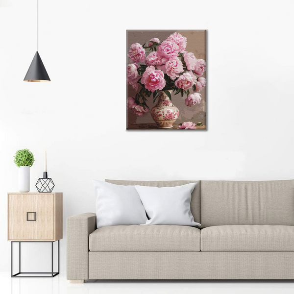 Pivoine - Peinture par numéros