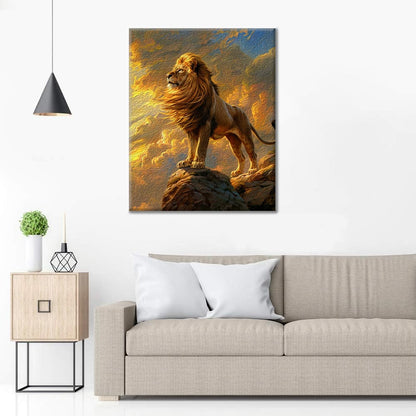 Majestic Lion - Paint by Numbers