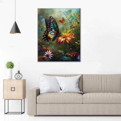 Colorful Butterfly - Paint by Numbers