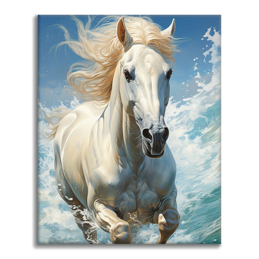 Majestic Horse running - Peinture par numéros