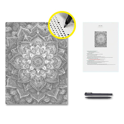 Rainbow Flower Mandala - Dot Painting