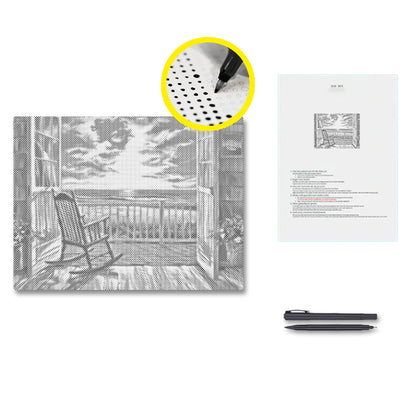 Seaside Rest - Dot Painting