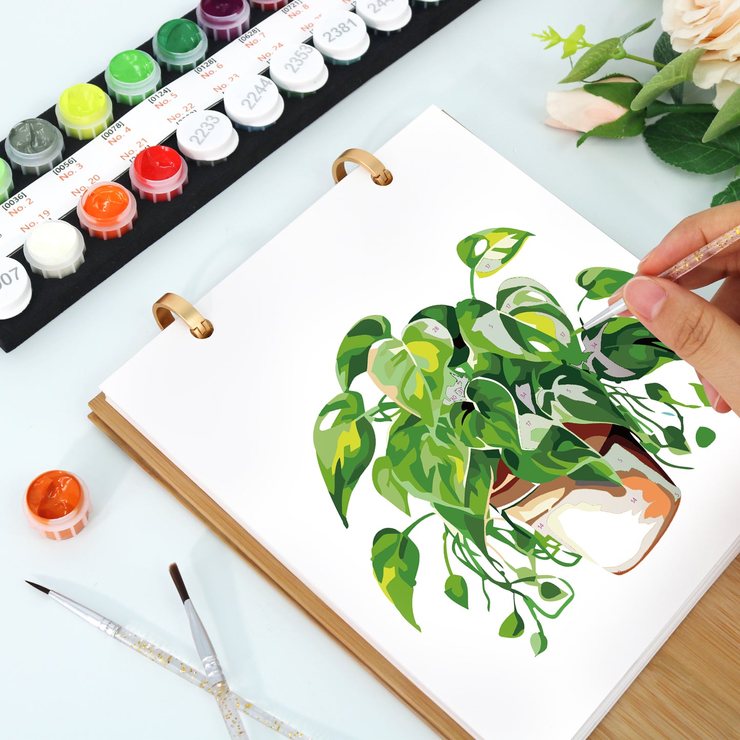 Plants Edition - 2027 Paint by Numbers Desk Calenda