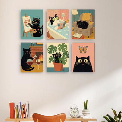 Leisurely Black Cat