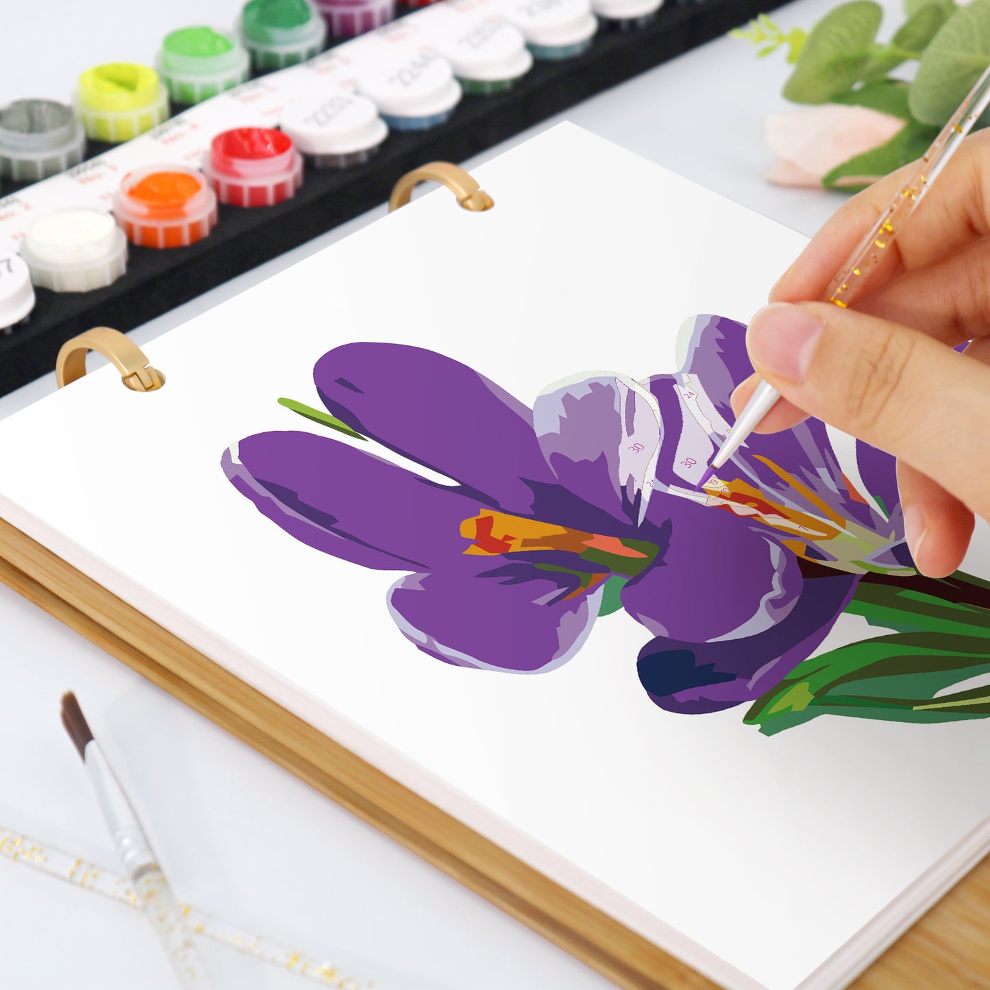Flowers Edition - 2027 Paint by Numbers Desk Calenda