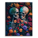 Skeleton Sea of Flowers - Paint by Numbers