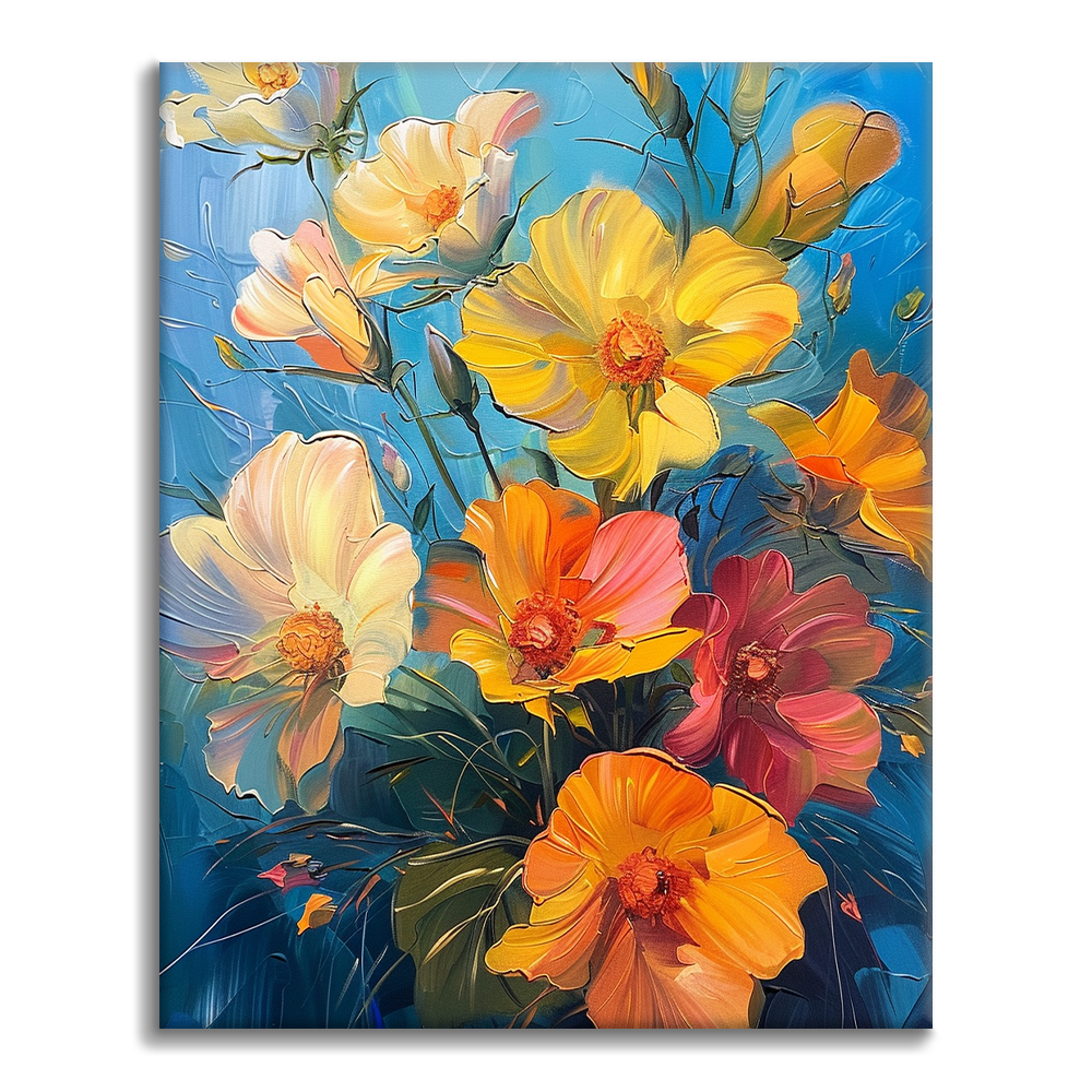 Delighrful Flowers - Paint by Numbers