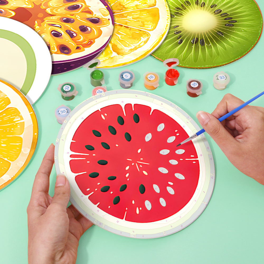 Placemats - Fruit - Paint by Numbers