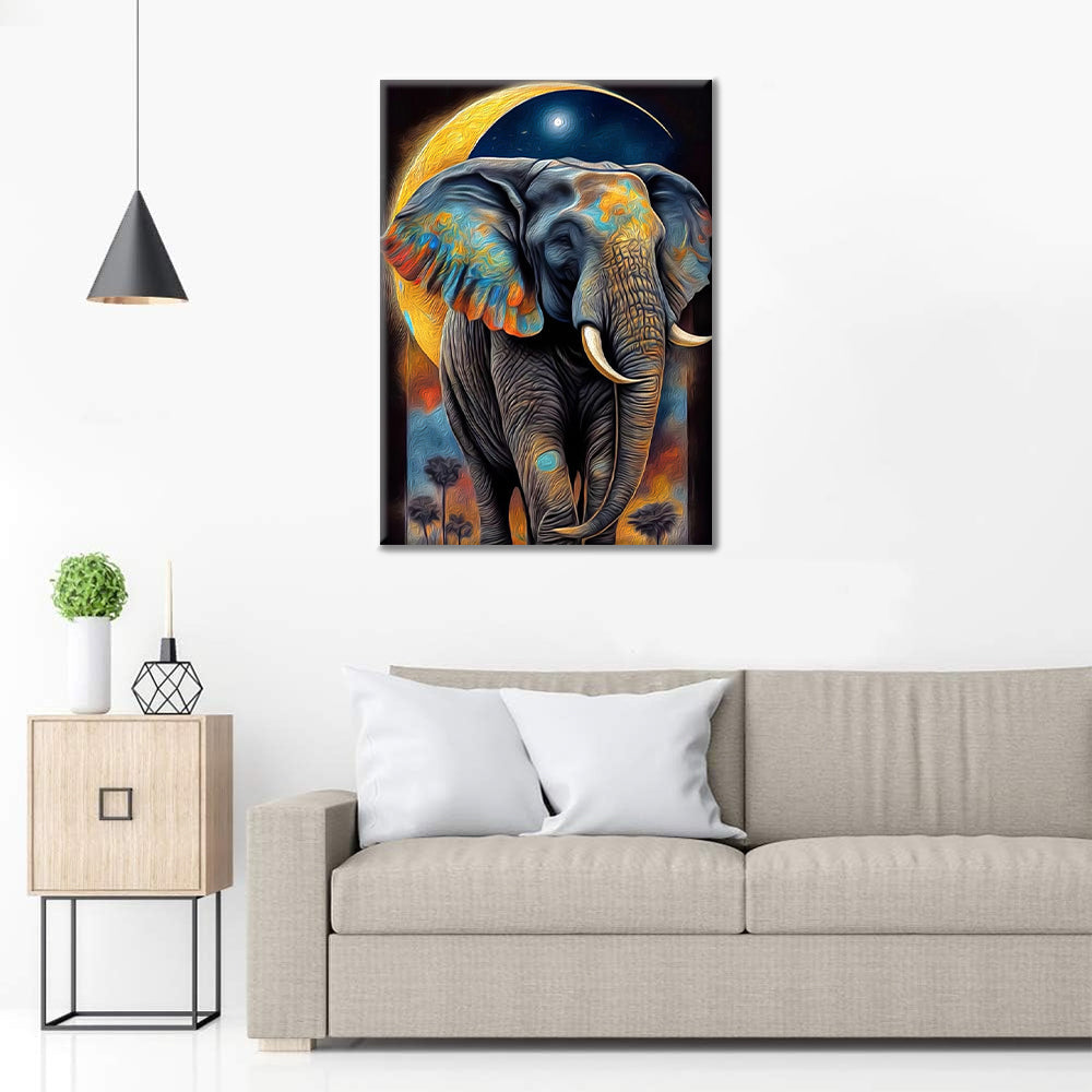 J'adore les éléphants - Peinture par numéros