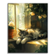 Napping Cat - Paint by Numbers