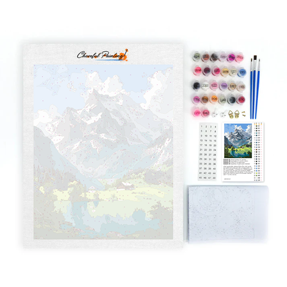 Alpine Solace - Peinture par numéros