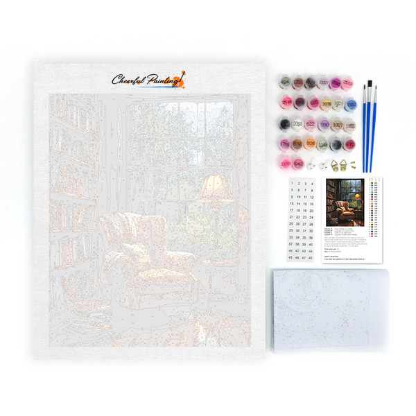 Vintage Study - Paint by Numbers