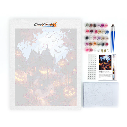 Pumpkin Castle - Paint by Numbers