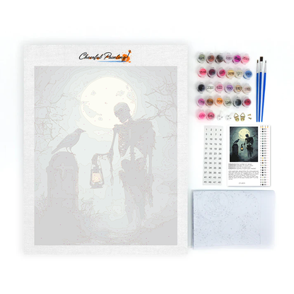 Dark Skull - Paint by Numbers