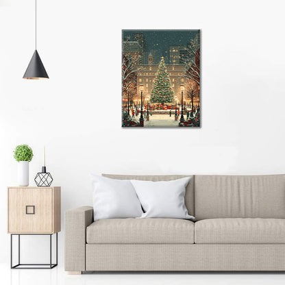 Christmas Square - Paint by Numbers