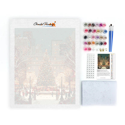Christmas Square - Paint by Numbers