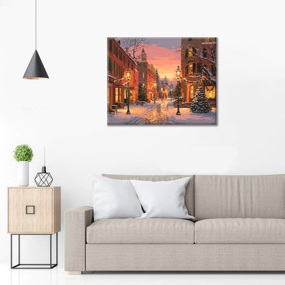 Christmas Street - Paint by Numbers